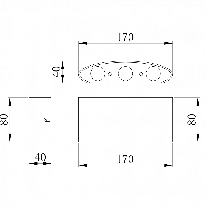Уличный светильник Outdoor O417WL-L6B3K
